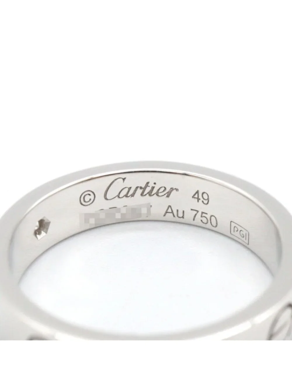 Cartier Ring Mini Love 18K White Gold Diamond